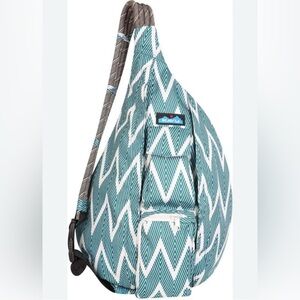 KAVU Rope Sling Bag Abstract Print Lightweight Crossbody Bag